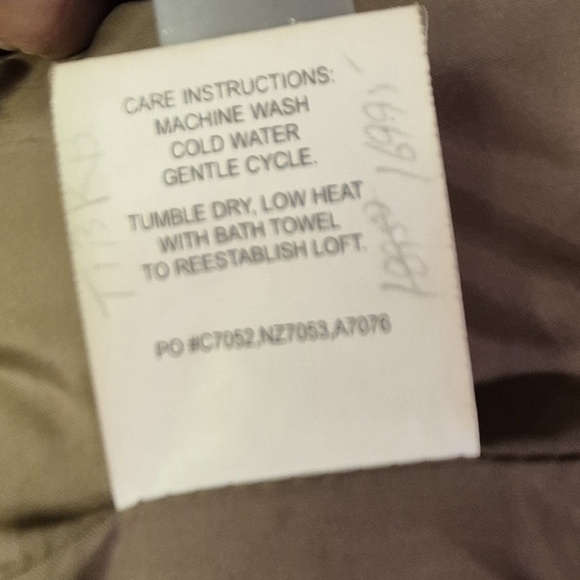 Snow Mountain Down Riding Jacket Outback Trading Company Back Gather With Flap - Picture 15 of 15